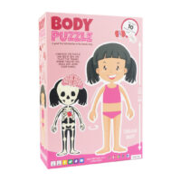 Gulvpuslespil/Kropspuslespil - Pige - 36 brikker Gulvpuslespil/Kropspuslespil - Pige - 36 brikker