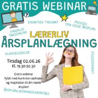 Webinar: Årsplanlægning med finurlige fif | Tirsdag d. 2. juni 2026