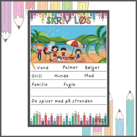 Skriv løs - for de små - Sommer