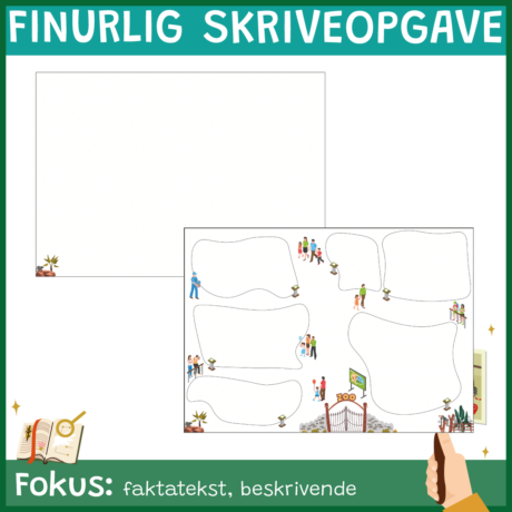 Finurlig skriveopgave - Det nye dyr i zoo