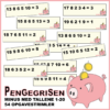 PENGEGRISEN – Minus med tallene 1-20 – Regnestykker med subtraktion/minus