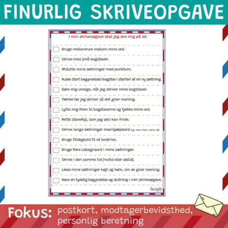 Finurlig skriveopgave - Postkort fra Baobab