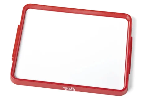 Farvede magnetiske multifunktionsbakker med whiteboard og forhøjet kant - 6 stk.