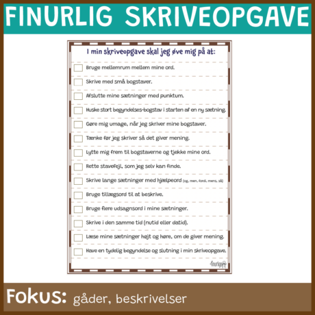 Finurlig skriveopgave - Gådernes bog