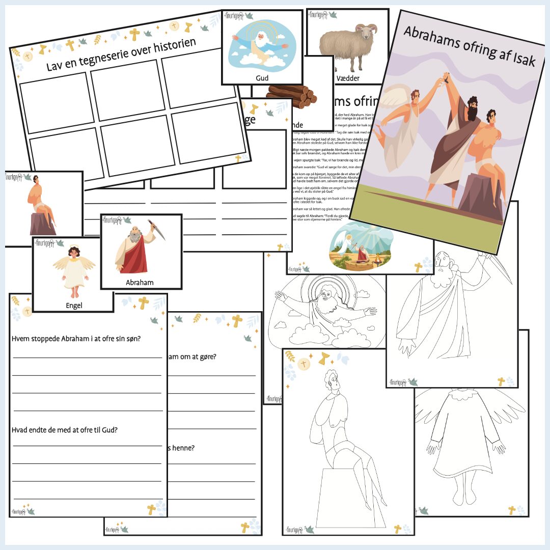 Bibelhistorier - Abrahams ofring af Isak Bibelhistorier - Abrahams ofring af Isak
