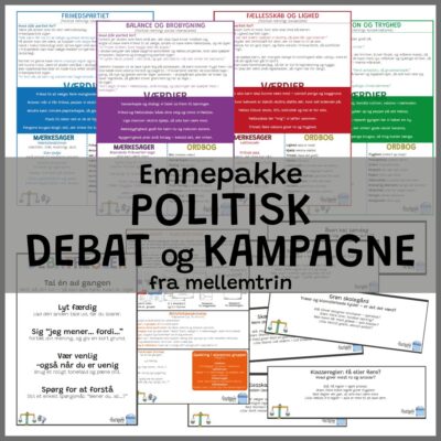 Mini-valg: Debat og kampagne i klassen