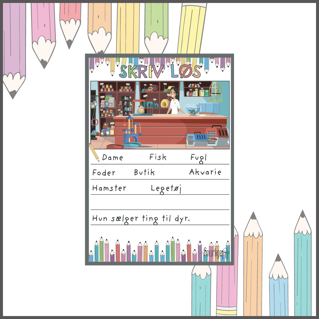 Skriv løs - for de små - Butikker Skriv løs - for de små - Butikker