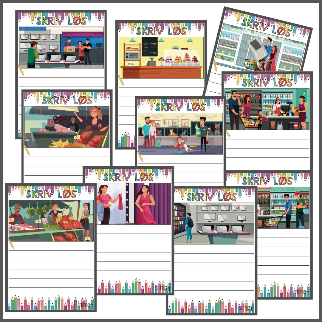 Skriv løs - for de små - Butikker Skriv løs - for de små - Butikker