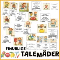 finurlige talemåder - Vendespil