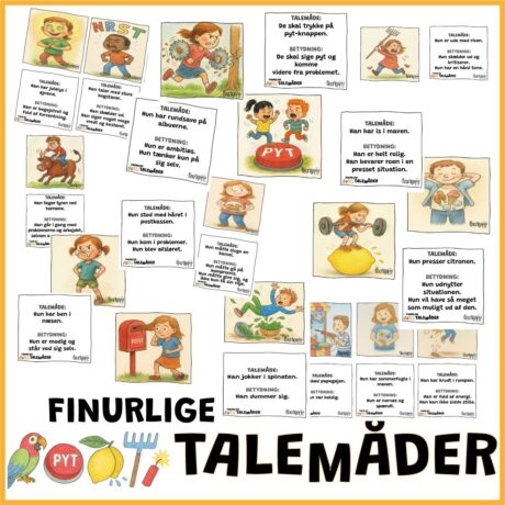 finurlige talemåder - Vendespil