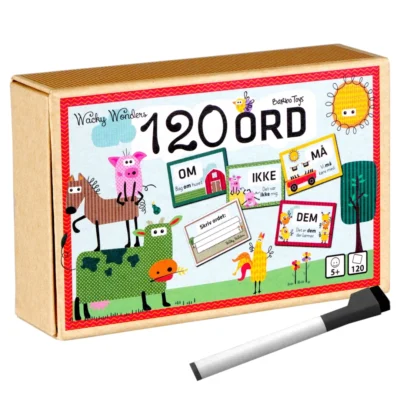 Læringsspil - 120 ord med pen