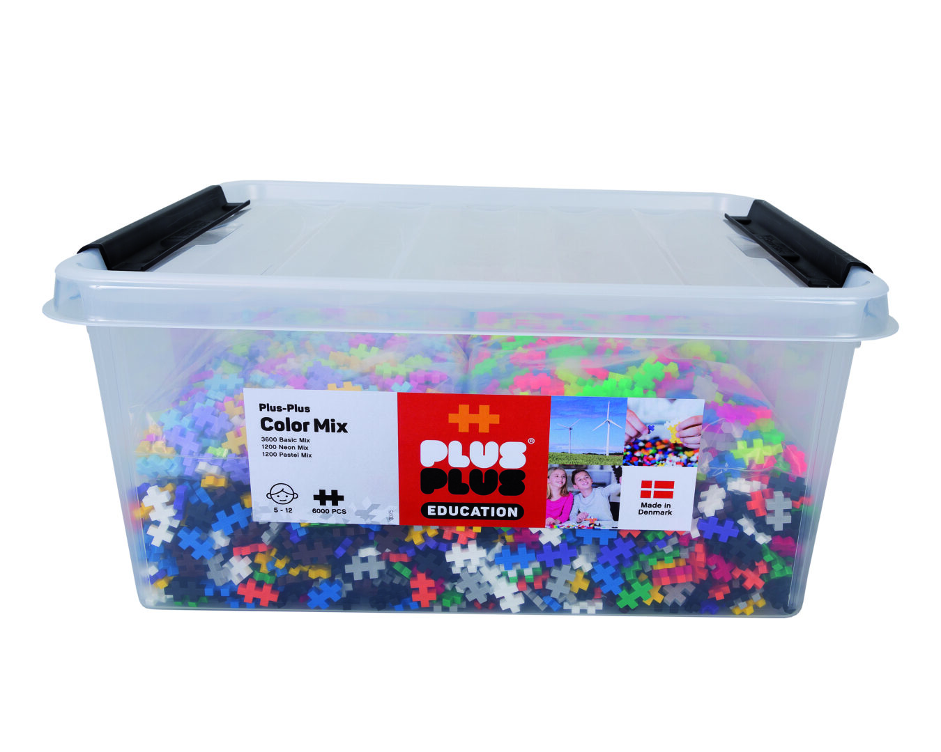 Mix i blandede farver: basic, neon og pastel - Education/institution - 6.000 stk. Mix i blandede farver: basic, neon og pastel - Education/institution - 6.000 stk.