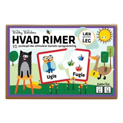 Læringsspil - Rime puslespil