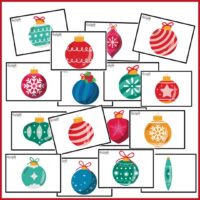 Vendespil med julekugler Vendespil med julekugler