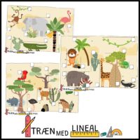 Træn med lineal - Savanne