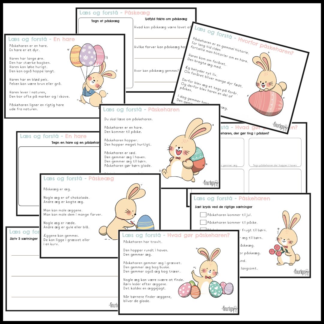 LæsogForstå - for de små - Påskeharen LæsogForstå - for de små - Påskeharen