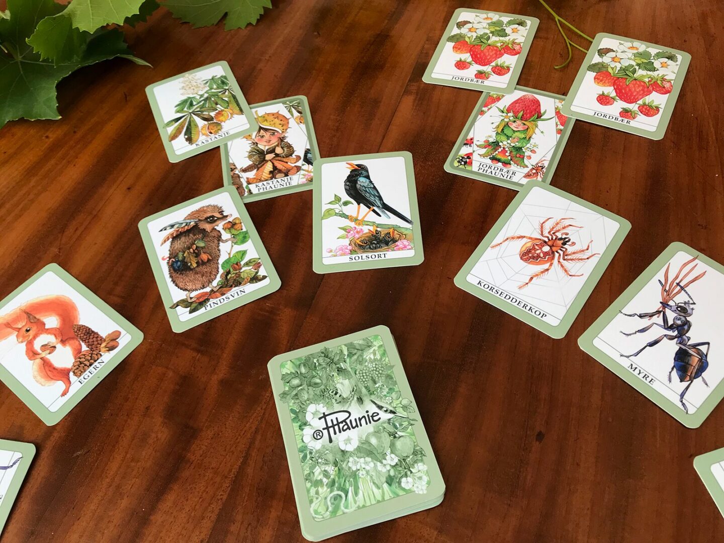 Phaunie kort - Tre forskellige stikspil Phaunie kort - Tre forskellige stikspil