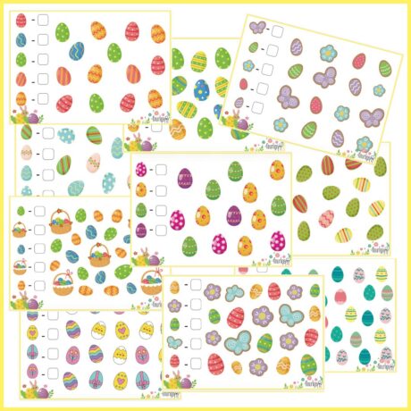 finurlig tælleri - Påskeæg
