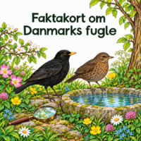Faktakort - Danmarks fugle - Indskoling