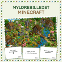 Læringsspil Myldrebilledet - Minecraft