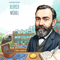 Historisk portræt - Alfred Nobel