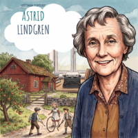 Historisk portræt - Astrid Lindgren