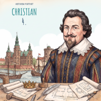 Historisk portræt - Christian 4.