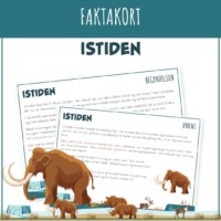 Faktakort om Istiden