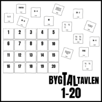 Byg taltavlen 1-20