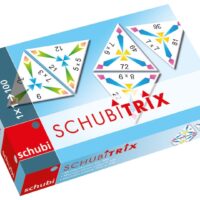 SCHUBITRIX multiplikation op til 100 – æske med trekantbrikker fra SCHUBI Westermann