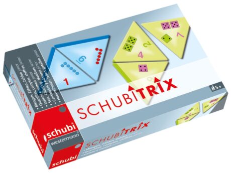 SCHUBITRIX tal og talmængder junior – æske med trekantbrikker fra SCHUBI Westermann