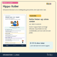 Faktakortet om Hippo Roller og Pettie Petzer og Johan Jonker fra 1991, hvor selve vandbeholderen blev hjulet, man ruller af sted