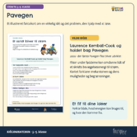 Faktakortet om Pavegen og Laurence Kemball-Cook og holdet bag det fra 2009, hvor en flise omsætter bevægelsen fra et skridt til elektrisk energi