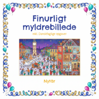 Forside til det finurlige myldrebillede om nytår