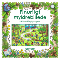 Forside til det finurlige myldrebillede om på udflugt
