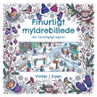 Forside til det finurlige myldrebillede om vinter i byen