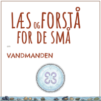 Forsiden til LæsogForstå - for de små om vandmanden med en tegning af vandmanden
